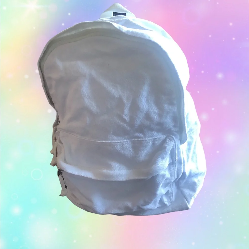 Stylish White Women's Backpack